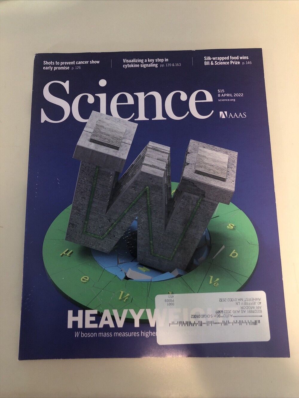 Science Magazine Apr 8 2022 Janus Kinase Activation Tumor Vaccines RNA Viruses